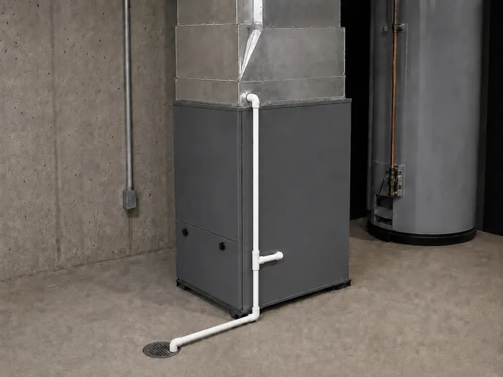 Napoleon indoor coil matched to a high-efficiency furnace, as installed by RBD